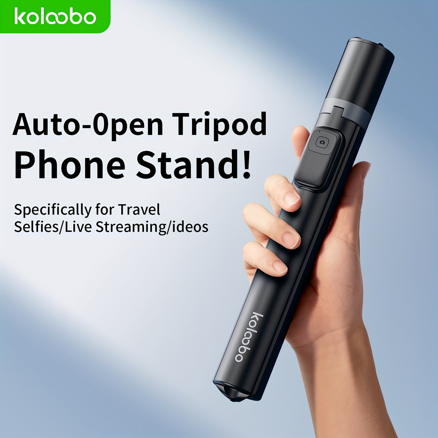 Auto Open/Close Cell Phone Tripod Stand 70.87inch Phone Tripod, Selfie Stick Tripod with Remote, Tripod for Phone, Tripod Stand for Phone 360 Rotation, Portable Travel Tripod for YouTube TikTok Videos Live Streaming Photograp