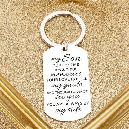 1pc, Memorial Gifts For Loss Of Son Sympathy Remembrance Gift Bereavement Keychain In Memory Of Child Grieving Condolence Creative Keychain, Backpack Pendant, Bag Charms, Birthday Gifts, Party Favors