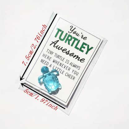 Tiny Turtle Lucky Charm Sweet Gift, Creative Teacher's Gift, Christmas Gift, New Year's Day Gift