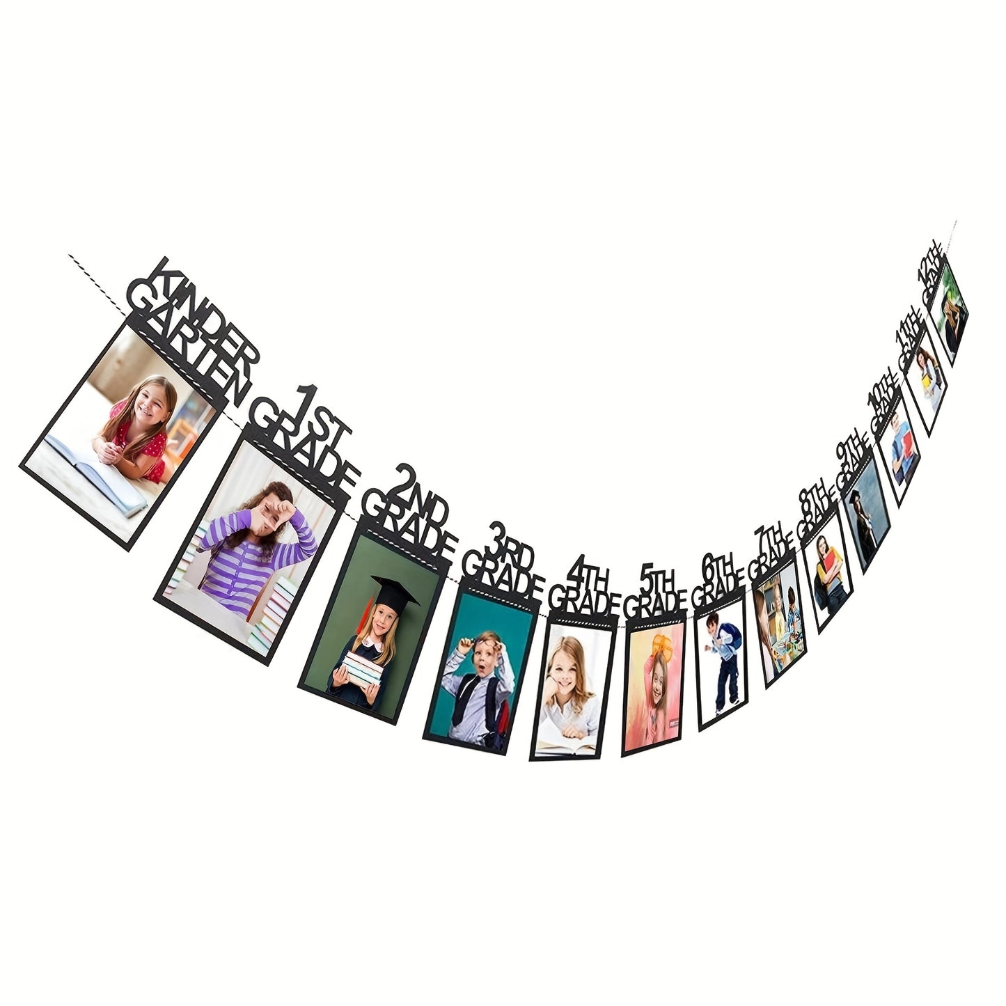 Graduation Photo Banner Set - Perfect for Kindergarten to College Graduation and Birthday Celebrations