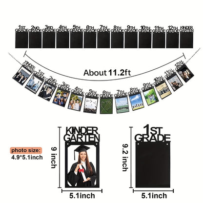 Graduation Photo Banner Set - Perfect for Kindergarten to College Graduation and Birthday Celebrations