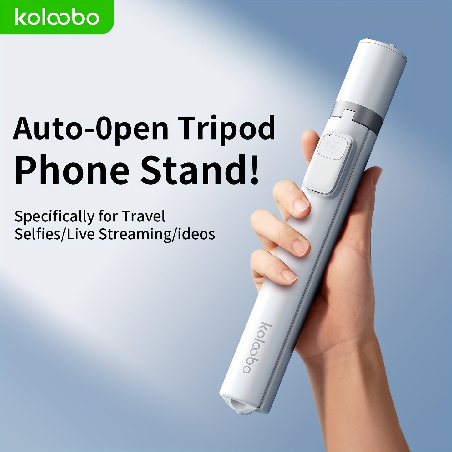 Auto Open/Close Cell Phone Tripod Stand 70.87inch Phone Tripod, Selfie Stick Tripod with Remote, Tripod for Phone, Tripod Stand for Phone 360 Rotation, Portable Travel Tripod for YouTube TikTok Videos Live Streaming Photograp