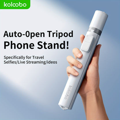 Auto Open/Close Cell Phone Tripod Stand 70.87inch Phone Tripod, Selfie Stick Tripod with Remote, Tripod for Phone, Tripod Stand for Phone 360 Rotation, Portable Travel Tripod for YouTube TikTok Videos Live Streaming Photograp