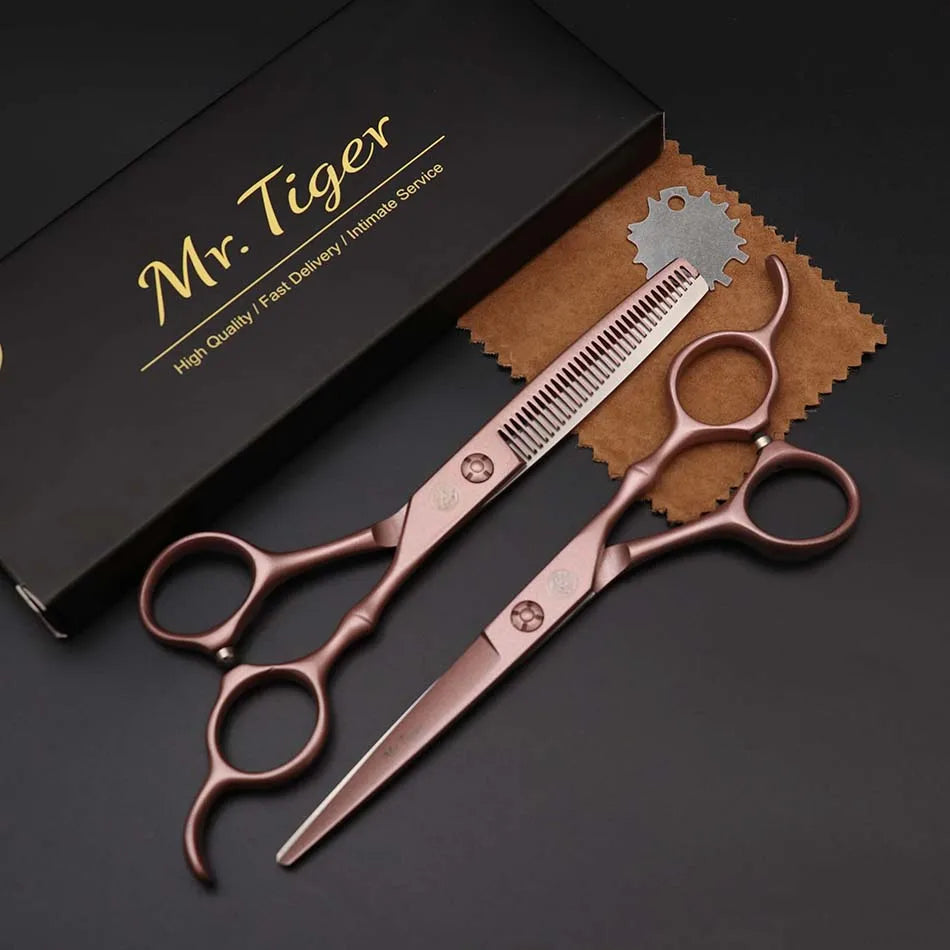 2023 Hair Scissors Professional Hairdressing Scissors Set Barber Scissors Thinning Shears Hair Cutting Tool Hairdresser Scissors