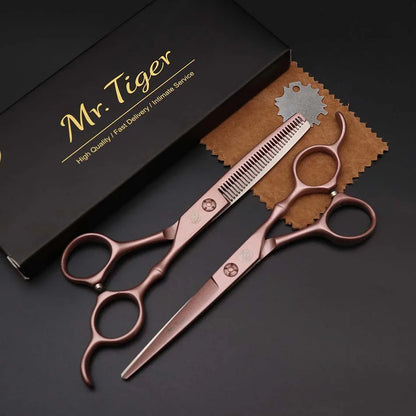 2023 Hair Scissors Professional Hairdressing Scissors Set Barber Scissors Thinning Shears Hair Cutting Tool Hairdresser Scissors