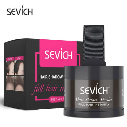 SEVICH Beard Hair Shadow Powder Beard Root Cover Up Concealer Fill In Thinning Instantly Modify Beard Fluffy Powder 13 Color 4g