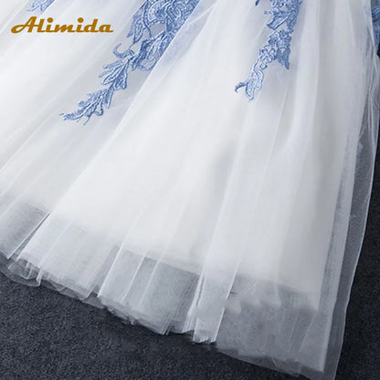 2023 new Short Bridesmaid Dress Strapless Sweetheart Lace Up Appliques Flower Prom Formal Dress Robe De Soiree vestido de festa