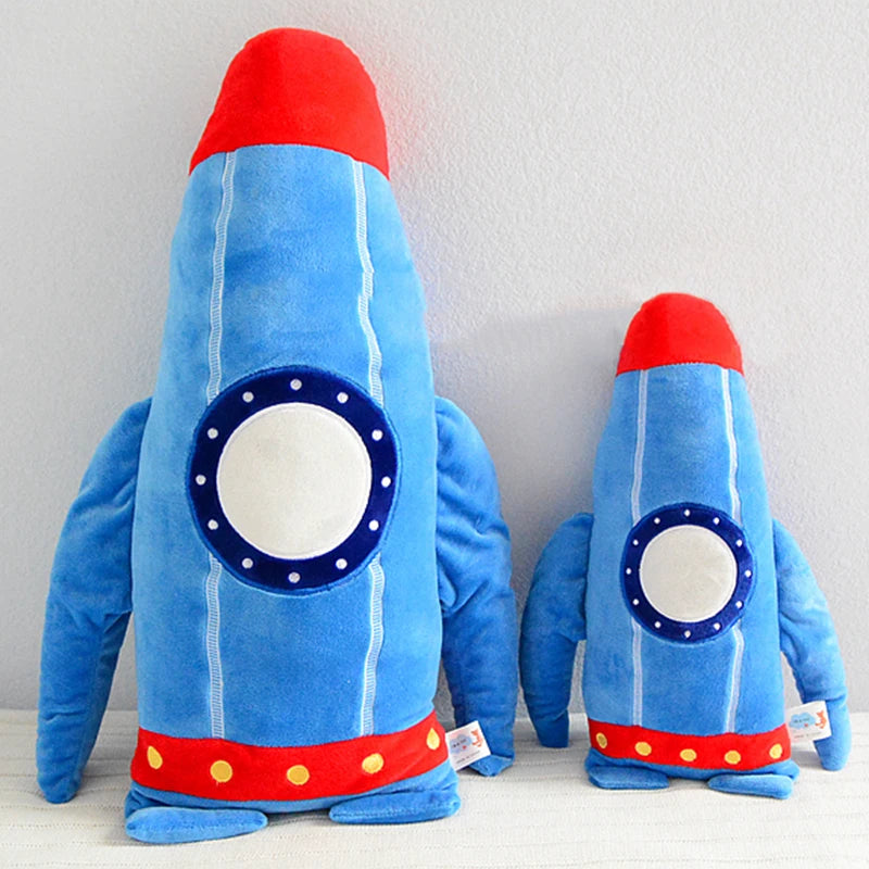 simulation plush cat rocket airplane toy stuffed lifelike transportation pillow creative boy home decor toys for children gift