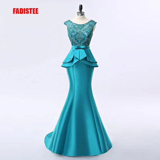 FADISTEE New arrival elegant long dress evening dresses party vestido de noiva formal appliques crystal long style