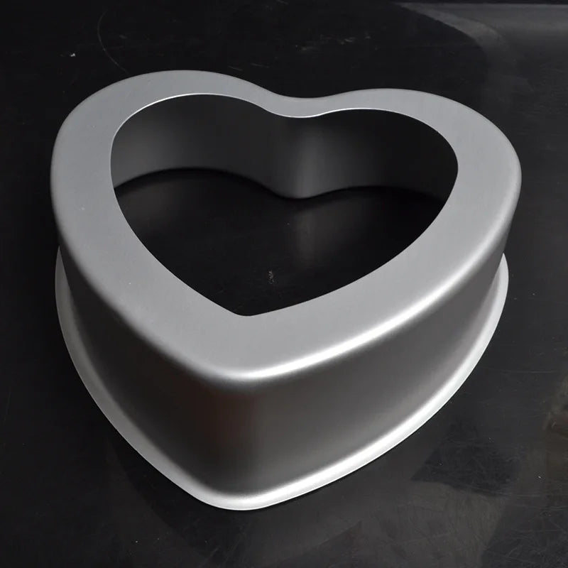 4/6/8/10 Inch Removable Bottom Baking Mould Heart Shape Cake Mold Aluminium Alloy Home DIY Mousse Pastry Cake Pan Tools