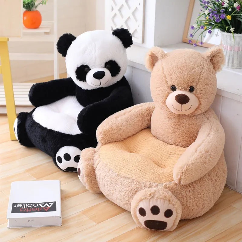 FULLOVE Teddy Bear Panda Cartoon Sofa Cartoon Toy Lazy Man Cute Duck Unicorn Small Sofa Seat Baby Bassinet Chaise Bebe Newborn