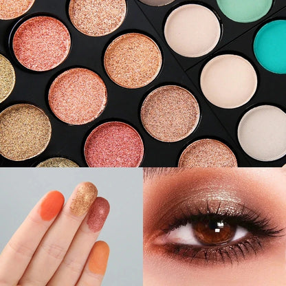 54/120/194 Colors Gliltter Eyeshadow Palette Earth Tones Matte Shimmer Shine Nude Eye Make-up Pallet Kit Cosmetic Women Shadow