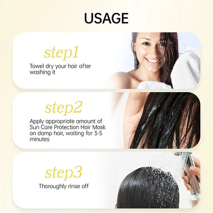 PURC Keratin Hair Mask Magical Repair Damage Frizzy Hair Treatment Shiny Smoothing Straightening Professional Hair Care