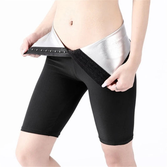 Sweat Sauna Pants Body Shaper Shorts Weight Loss Slimming Shapewear Women Waist Trainer Tummy Hot Thermo Sweat Leggings Fitness