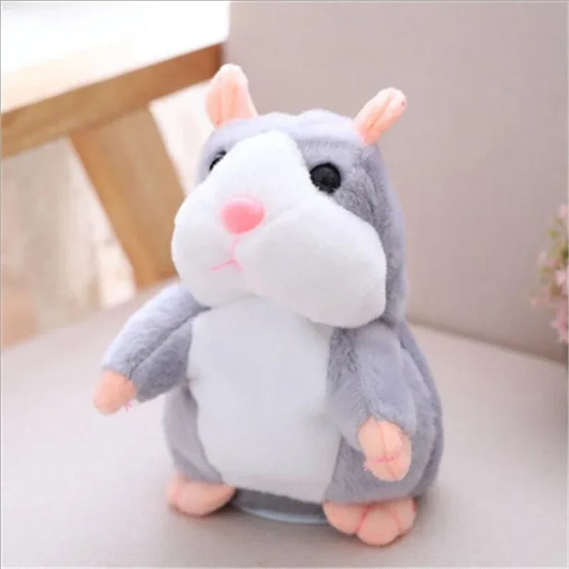 Anime  Models Talking Hamster Mouse Pet Speak Talking Sound Record Hamster Educational Plush Toy for Children Christmas Gift