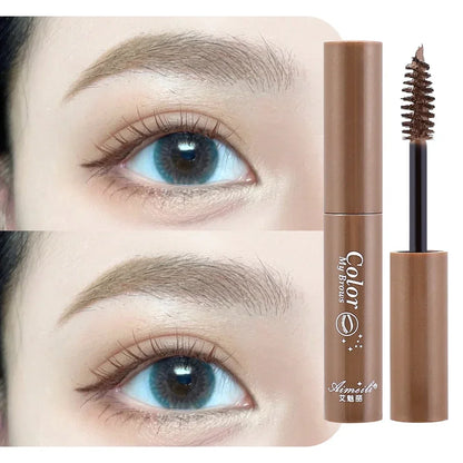 Waterproof Natural Liquid Dyeing Eyebrow Cream Long Lasting Black Brown Tint Eyebrow Beauty Mascara Eyebrows Makeup Cosmetics