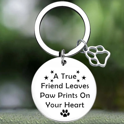 Cute Pet Loss Gifts Dog Memorial Gifts Keychain Dog Passing Away Gifts Pet Memorial Key Chain Pendant Jewelry Cat Memorial Gifts