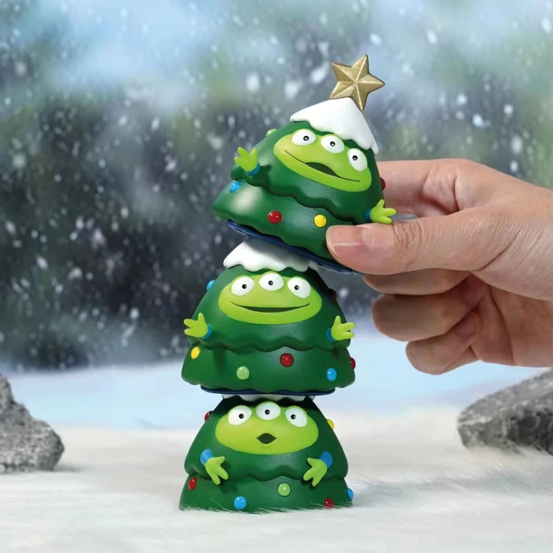 Toy Story Alien Figures Christmas Tree Action Figures Stackable Toy Q Version Kawaii Gifts Model Ornaments Toy