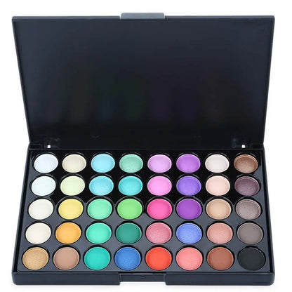 40 Color Matte Eyeshadow Palette Glitter Eye Shadow Waterproof Long Lasting Make Up Pallet Shimmer Fashion Highly Pigmented