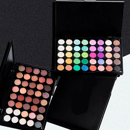 40 Colors Eye Shadow Plate Makeup Pigment Matte Luminous Eyeshadow Waterproof Glitter Shimmer Cosmetic EyeShadow Pallete Make Up