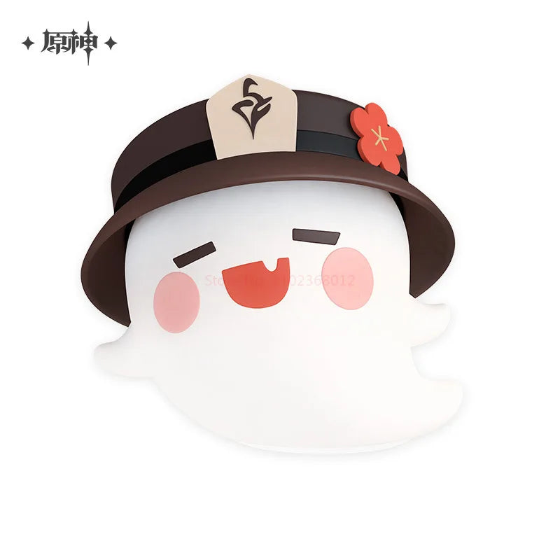 Anime Figure Genshin Impact Hu Tao Lamp Cosplay Hutao Lamp Ghost Silicone Night Light LED Table Lamp Decoration Figurine Toy