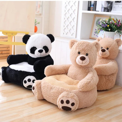 FULLOVE Teddy Bear Panda Cartoon Sofa Cartoon Toy Lazy Man Cute Duck Unicorn Small Sofa Seat Baby Bassinet Chaise Bebe Newborn