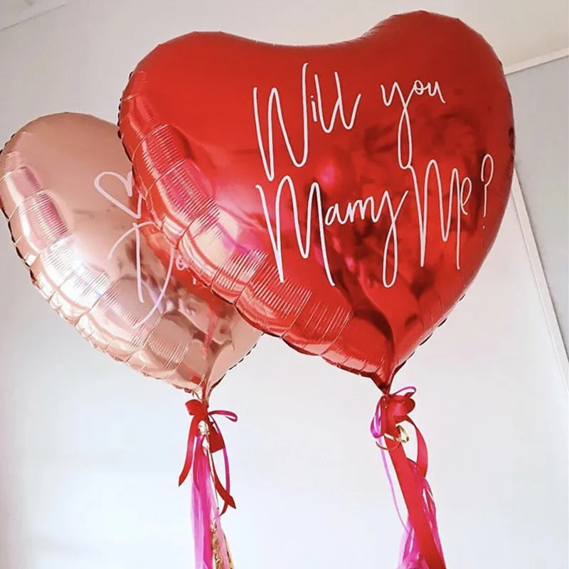 75cm Big Red Heart Shape Foil Balloons Valentines Day Wedding invitations Party Easter Supplies Decoration Balloon Love globos