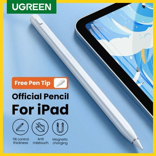 UGREEN Stylus Pen for Apple Pencil Magnetic Wireless Charging for iPad Pro 12 9 Air Mini 2022 Bluetooth Palm Rejection Tilt Pen