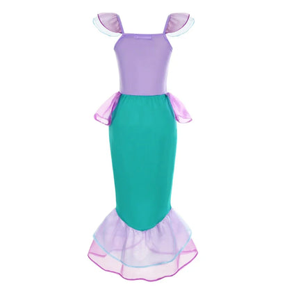 Mermaid Costume For Girls Halloween Dress Kids Birthday Gift Princess Costumes Dress Girl Carnival Party