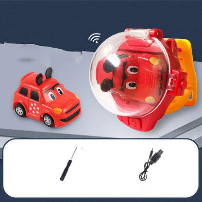 2.4G Mini Watch Control Car Cute RC Car Accompany with Your Kids Gift for Boys Kids on Birthday Christmas Watch RC Car Toy