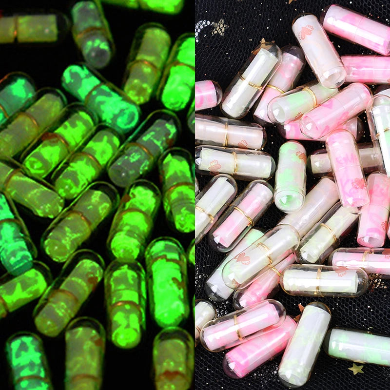 Luminous Message Capsule Wedding Party Favors Transparent In Bottle DIY Capsules Love Letter Pill with Roll Paper Valentine Gift