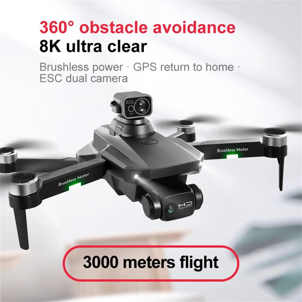 RG101 MAX GPS Drone 8K Professional Dual HD Camera FPV 3Km Aerial Photography Brushless Motor Foldable Quadcopter Toy