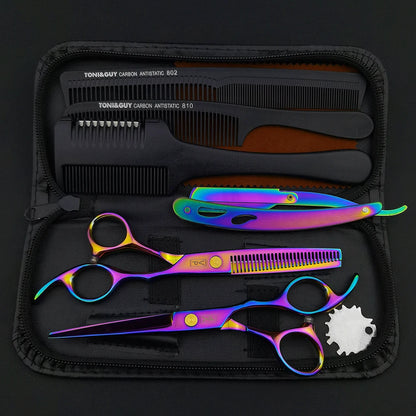 VP Professional Hairdressing Scissors Barber Set 5.5 6.0 Hairdresser Hair Beauty Scissors Set Cutting Hair Thinning Salon Tools