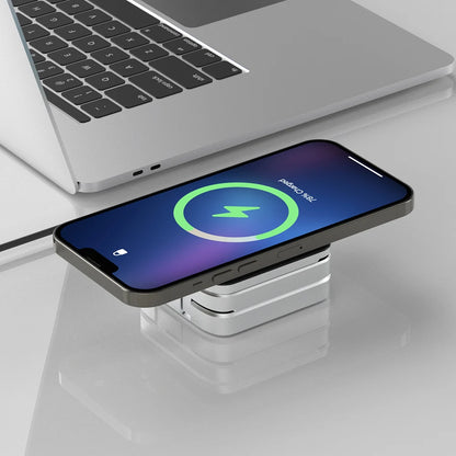 Portable 3 in 1 Foldable Wireless Charger Stand Dock for iPhone 15 14 Holder Magnetic Fast Charging Station for Apple Watch S9