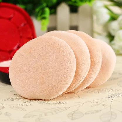 5PCS/lot Women Facial Face Body Beauty Flawless Smooth Cosmetic Foundation Powder Puff Makeup Sponge Puff Size: 8cm*2cm