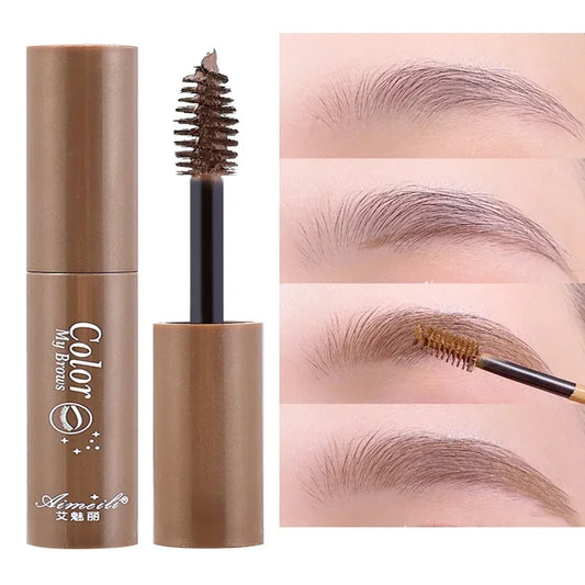 Waterproof Natural Liquid Dyeing Eyebrow Cream Long Lasting Black Brown Tint Eyebrow Beauty Mascara Eyebrows Makeup Cosmetics