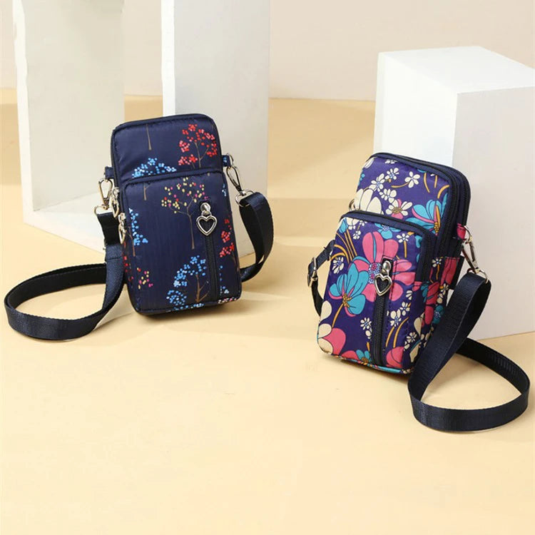 Women Fashion Shoulder Bag New Mini Sweet Universal Phone Wild Wallet Fancy Pouch Outdoor Sport Designer Arm Storage Handbags