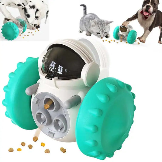 Pet Food Interactive Tumbler Dog Puzzle Toys Slow Feeder Funny Toy Food Treat Dispenser for Pet Dogs Cats Training Dog Supplies