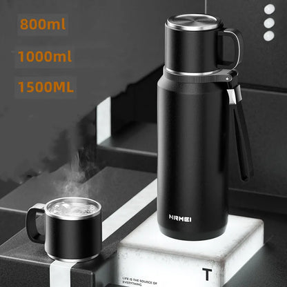 Stainless Steel Thermos Bottle for Hot Coffee Vacuum Thermal Water Bottle Insulated  Cup Vacuum Flasks Double Wall Travel