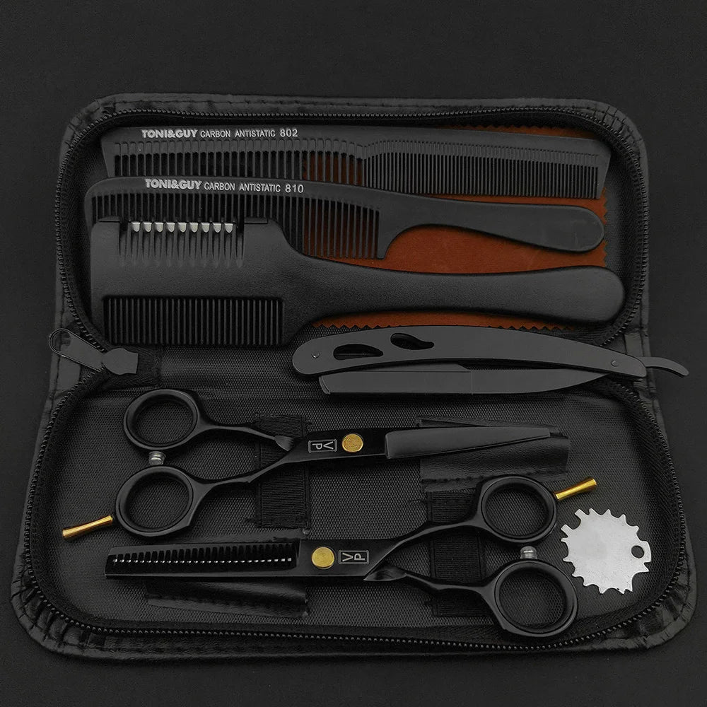 VP Professional Hairdressing Scissors Barber Set 5.5 6.0 Hairdresser Hair Beauty Scissors Set Cutting Hair Thinning Salon Tools