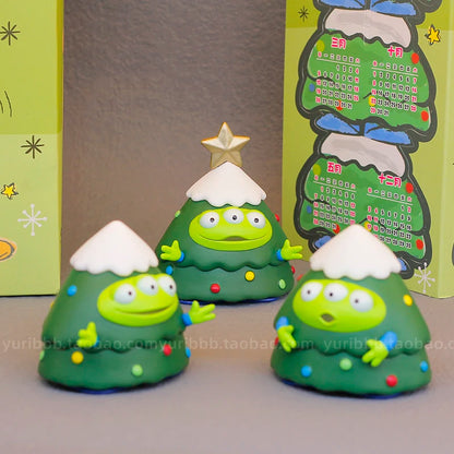 Toy Story Alien Figures Christmas Tree Action Figures Stackable Toy Q Version Kawaii Gifts Model Ornaments Toy