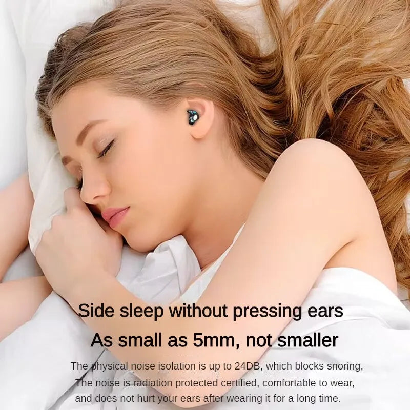 Sleep Bluetooth Headset, Binaural Noise Reduction, Comfortable And Painless Wireless Listening To Songs, High Sound Quality, Men