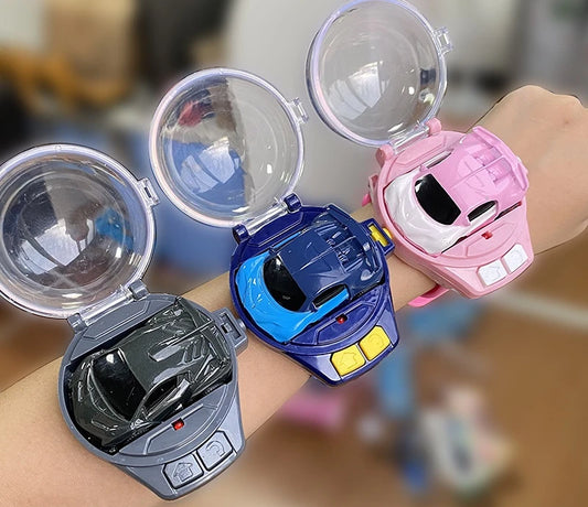 2.4G Mini Watch Control Car Cute RC Car Accompany with Your Kids Gift for Boys Kids on Birthday Christmas Watch RC Car Toy