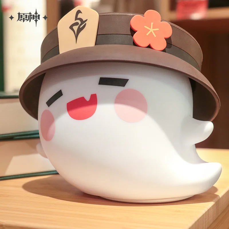 Anime Figure Genshin Impact Hu Tao Lamp Cosplay Hutao Lamp Ghost Silicone Night Light LED Table Lamp Decoration Figurine Toy