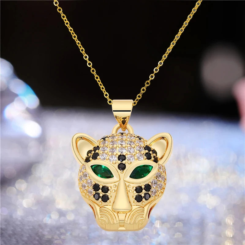 Juya Handmade Fashion Jewelry Supplies Micro Pave Zircon Butterfly Cat Dog Pendant Necklace For Women Birthday Christmas Gift