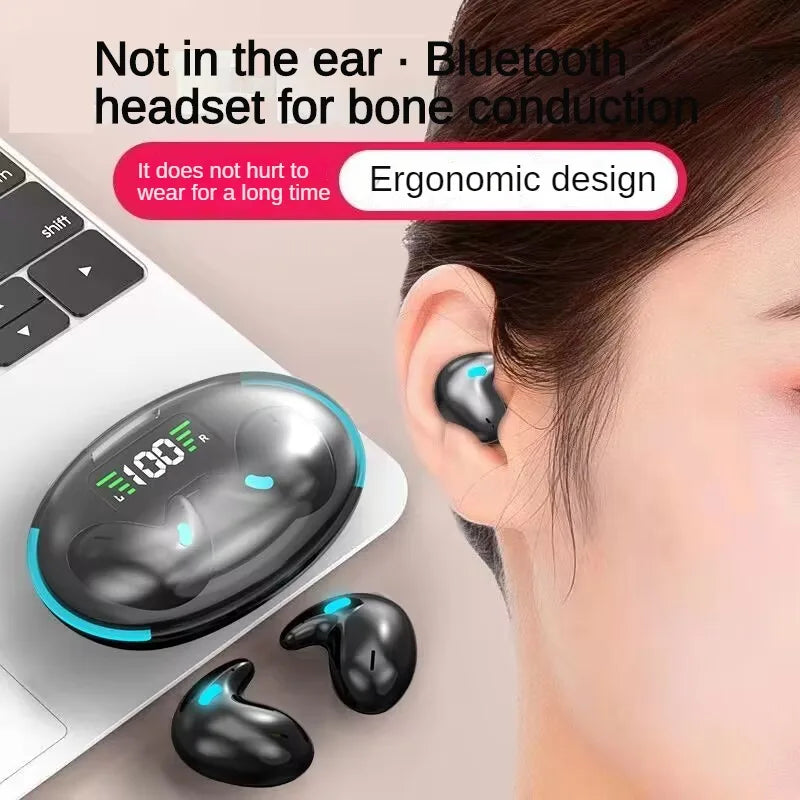 Sleep Bluetooth Headset, Binaural Noise Reduction, Comfortable And Painless Wireless Listening To Songs, High Sound Quality, Men