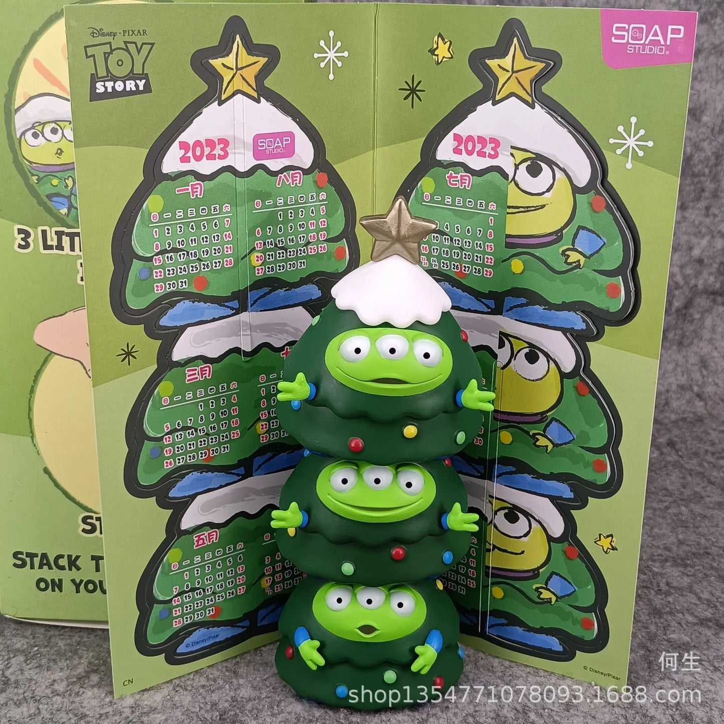 Toy Story Alien Figures Christmas Tree Action Figures Stackable Toy Q Version Kawaii Gifts Model Ornaments Toy