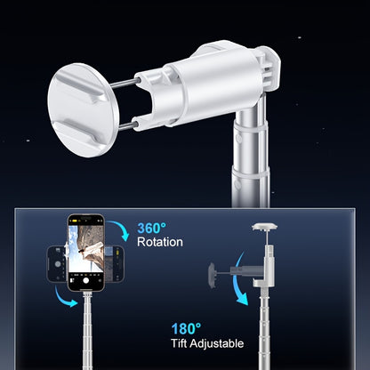 Auto Open/Close Cell Phone Tripod Stand 70.87inch Phone Tripod, Selfie Stick Tripod with Remote, Tripod for Phone, Tripod Stand for Phone 360 Rotation, Portable Travel Tripod for YouTube TikTok Videos Live Streaming Photograp